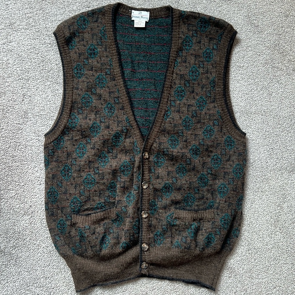 Vintage Neiman Marcus Sweater Vest
